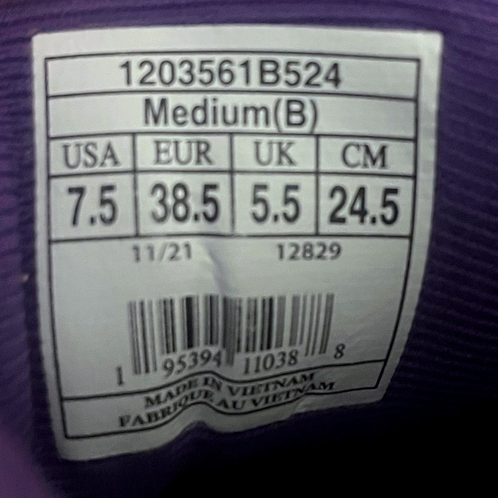 Brooks Ghost 14 Unity Womens 7.5 Running Shoes Purple Pink Swirl 1203561B524 - Picture 8 of 8